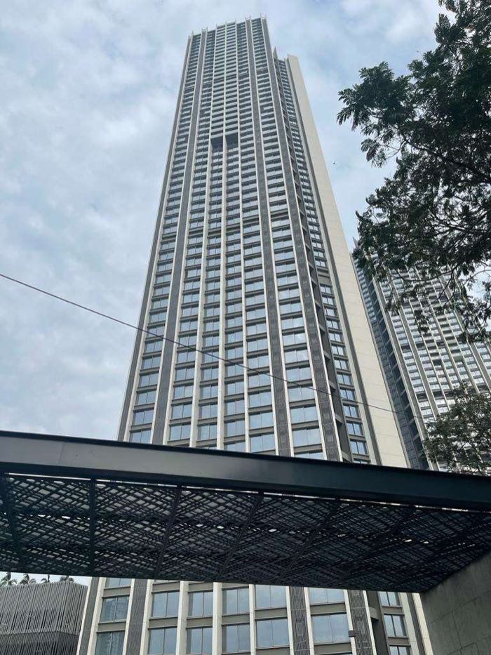 Oberoi Sky City Tower E rising above Borivali